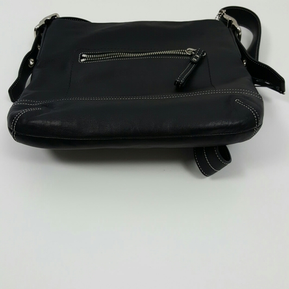 Coach Slim Soho black leather purse crossbody  bag - Picture 5 of 7